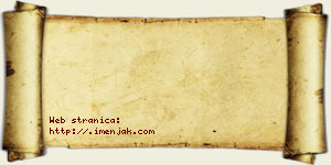 Isidor Janičijević vizit kartica